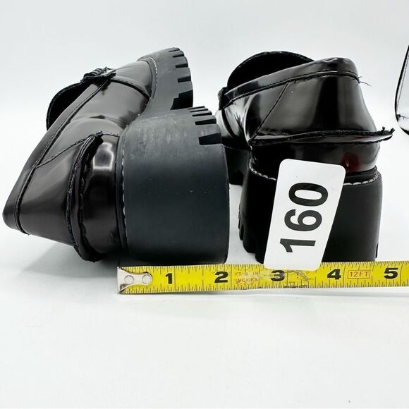 Mango Track Sole Leather Slip-On Loafer with Track Sole Deep Burgundy Sz 7.5 - Picture 13 of 14